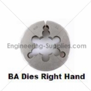 Picture of BA HSS Circular Dies - Die Nuts Right Hand