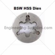 Picture of BSW HSS Whitworth Circular Dies - Die Nuts